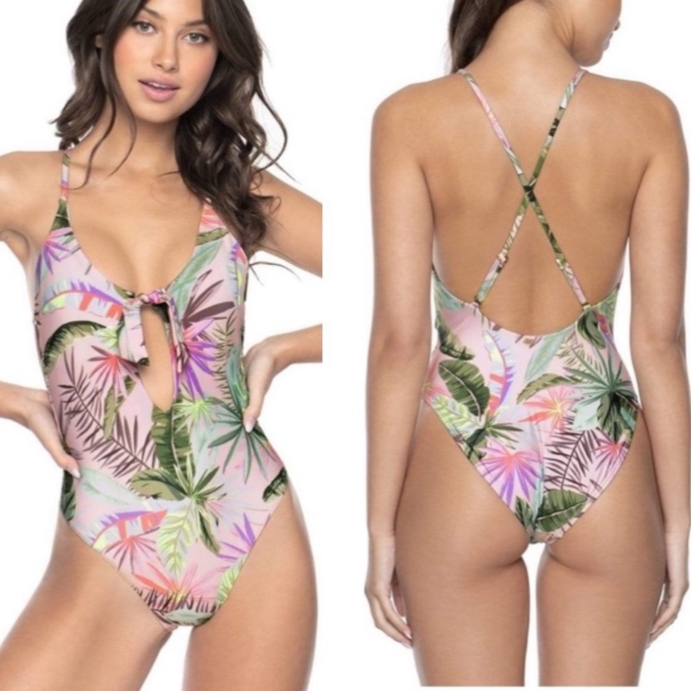 PILYQ Bahamas Arielle One Piece Swimsuit Small